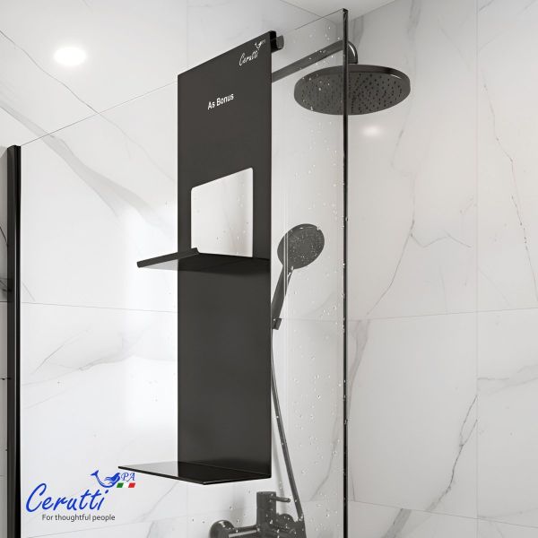 Полка для ванны CeruttiSpa ALLESA B черный